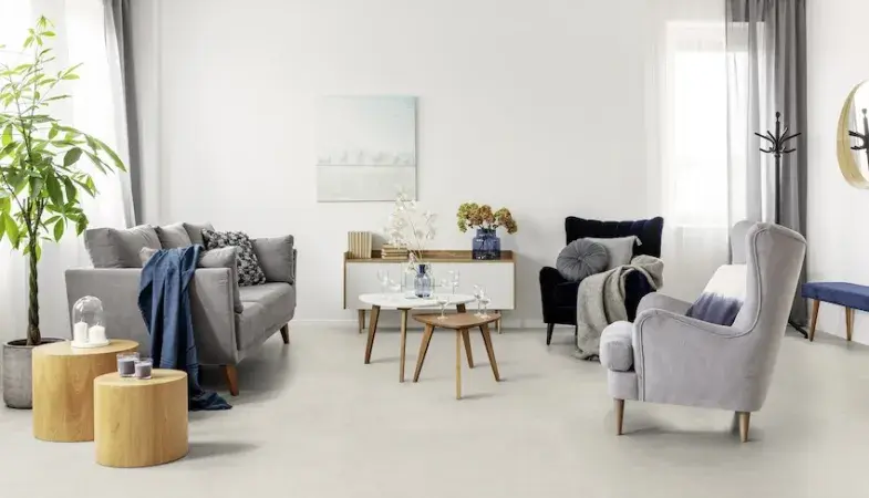 Shade blanc salon