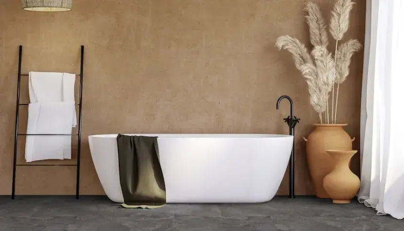 Fjord Black Våtrumsmatta